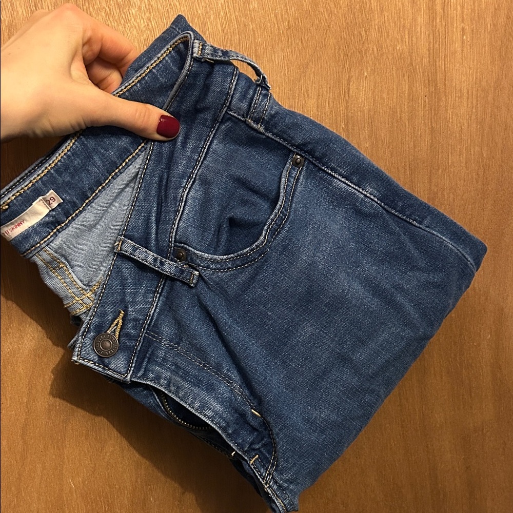 Blue Denim Levi Skinny Jeans